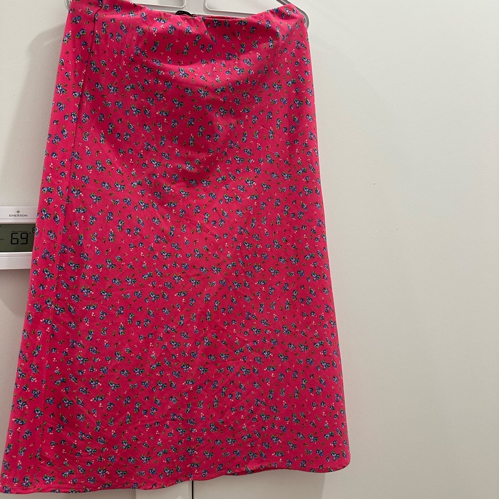 Floral Pink Skirt